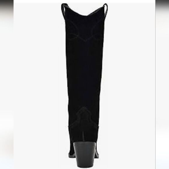 New NINE WEST Orece Pointed Toe Coastal Cowgirl Western 🤠 Cowboy heel Black 8.5 - Picture 5 of 10